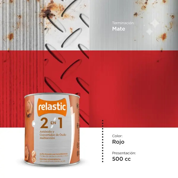 [21R05] 2 en 1 Convertidor y Antioxido (Rojo, 0.5 Litro)