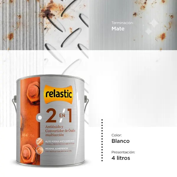 [21B4] 2 en 1 Convertidor y Antioxido (Blanco, 4 Litros)