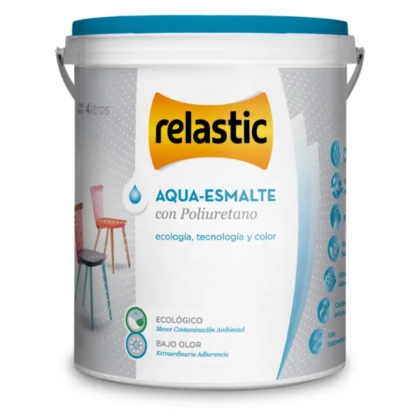 [RAEA4] Aqua Esmalte al Agua con Poliuretano (Base A, 4 Litros)
