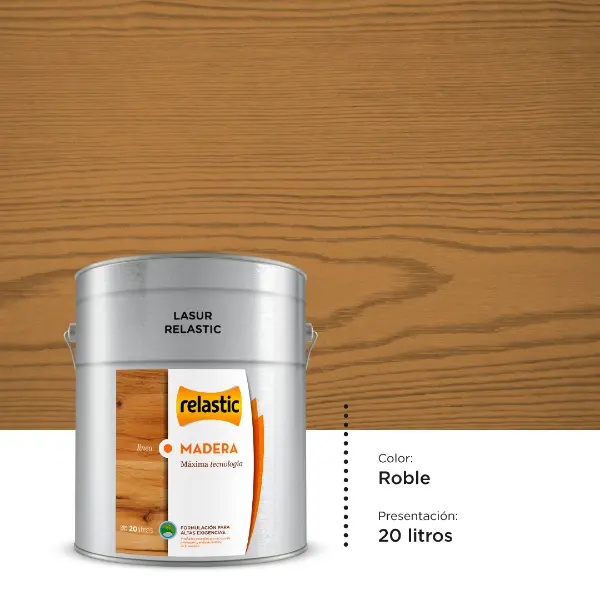 [LR20] Lasur Protector para Madera (Roble, 20 Litros)