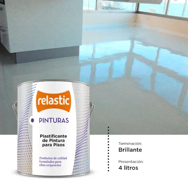 [PPP4] Plastificante de Pintura de Pisos (4 Litros)