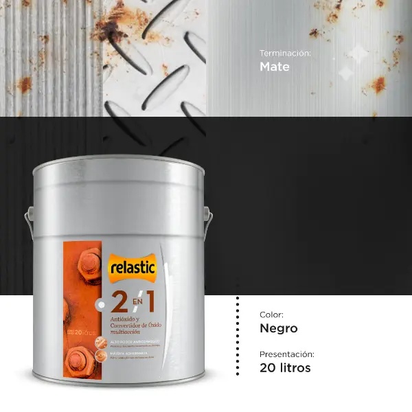 [21N20] 2 en 1 Convertidor y Antioxido (Negro, 20 Litros)