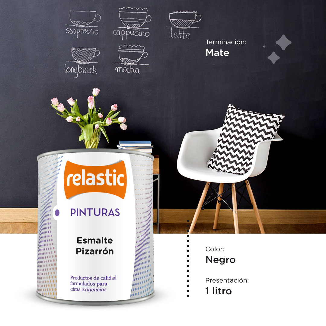 [EPN1] Esmalte Pizarron (Negro, 1 Litro)
